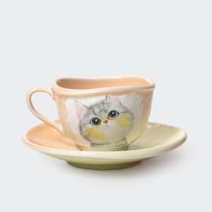 Pet Coffee Mug – Hand-Painted Colored Glaze
