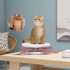 Handcrafted Custom Pet Sculpture & Aroma Stone – Includes Free Essential Oil