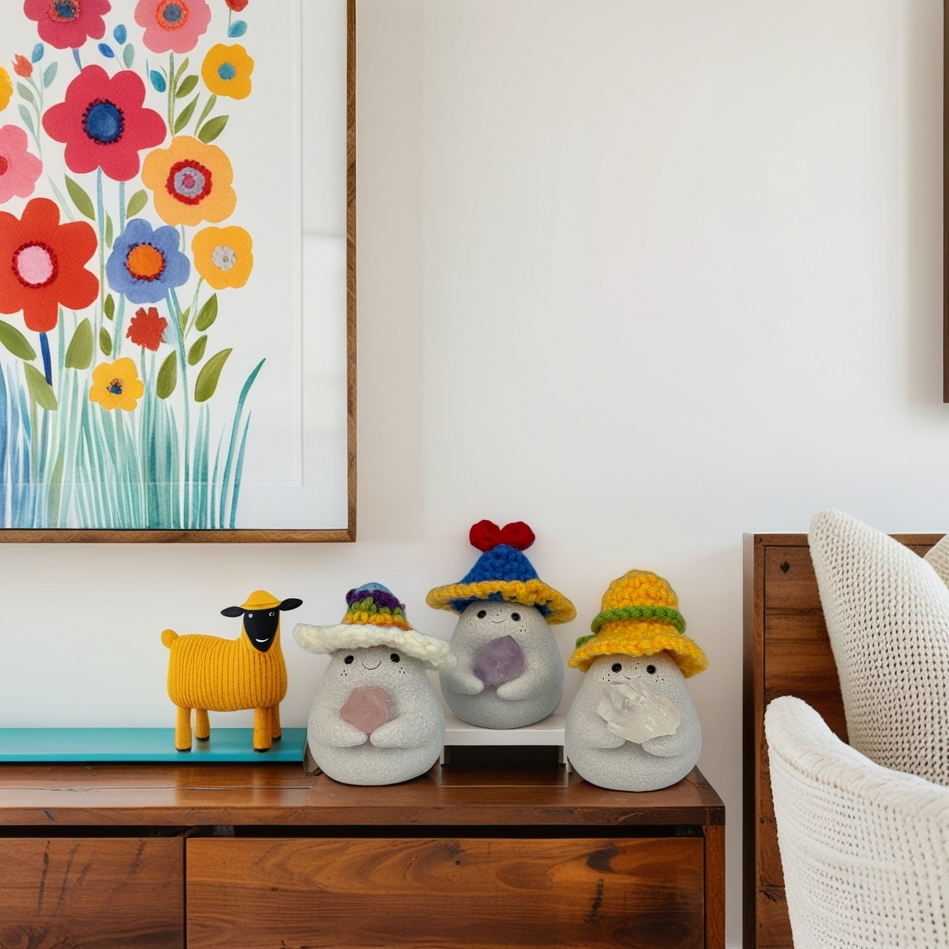 Harmy Crystal Spirite – Cute Ceramic with Free Hat - Image 2