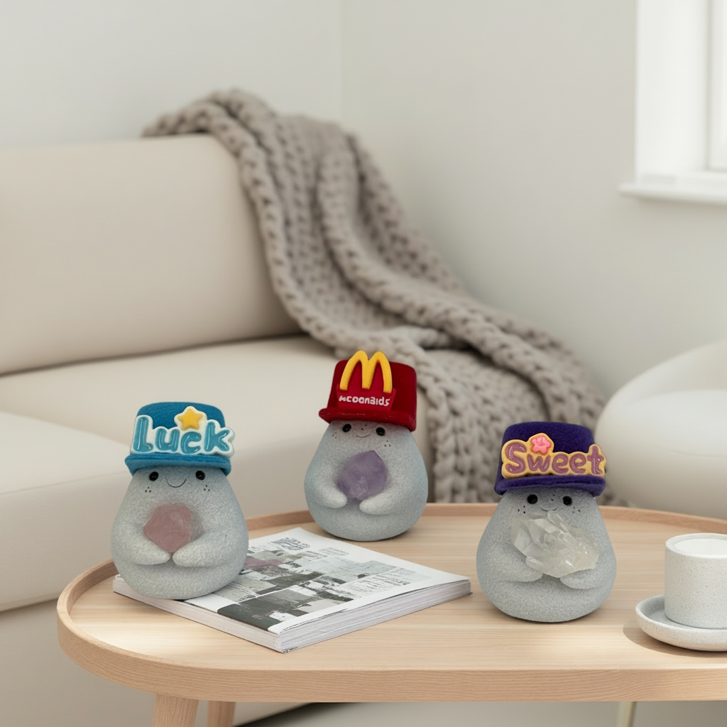 Harmy Crystal Spirite – Cute Ceramic with Free Hat - Image 3