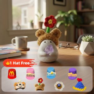 Harmy Crystal Spirite – Cute Ceramic with Free Hat