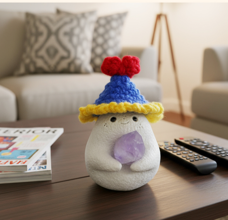 Harmy Crystal Spirite – Cute Ceramic with Free Hat - Image 5
