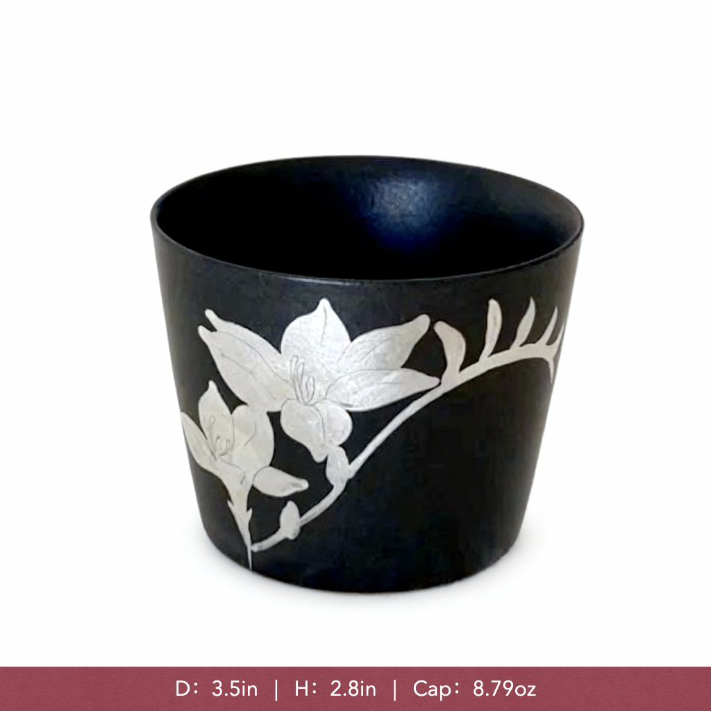 Dark-Glazed Relief Ceramic Panel - Image 3