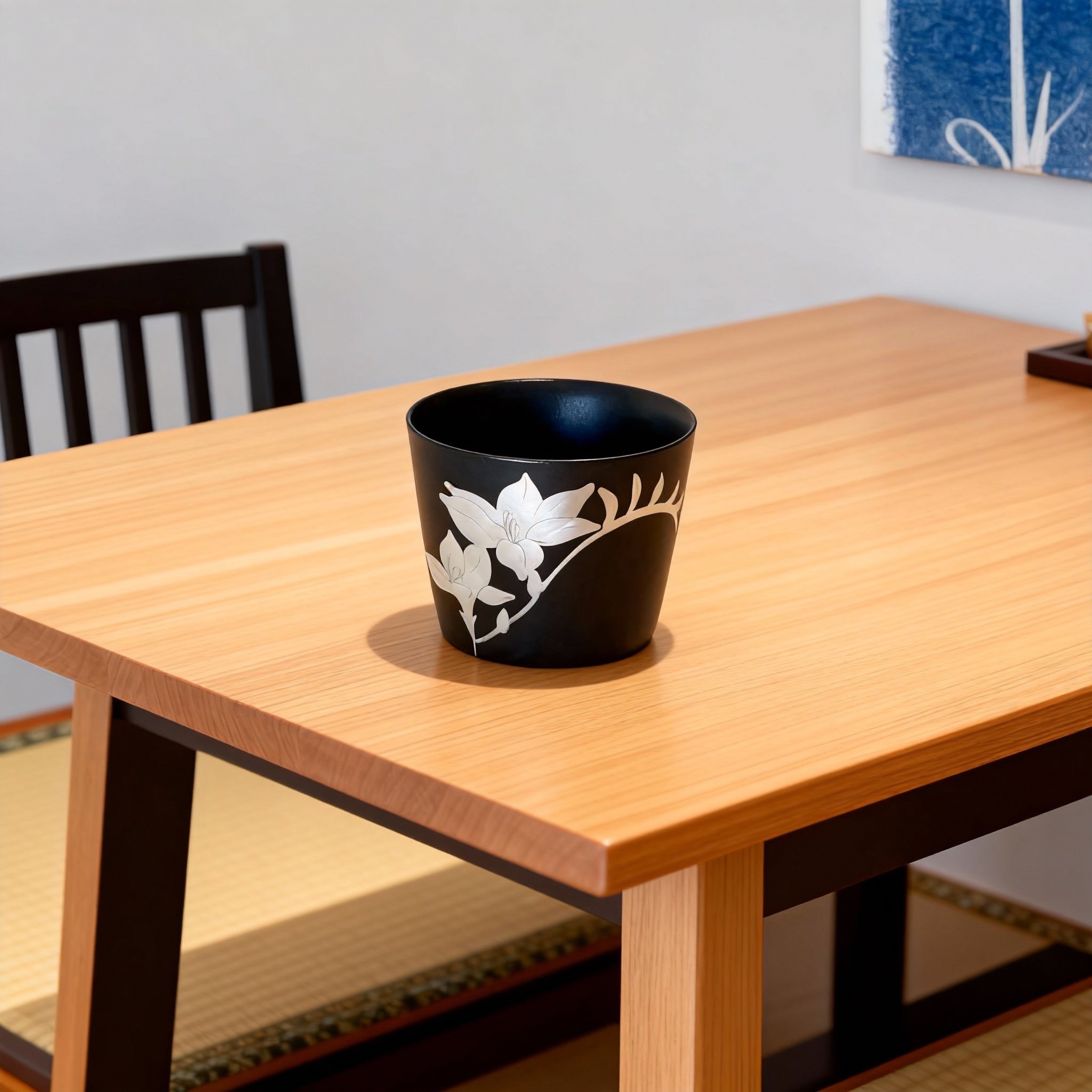 Dark-Glazed Relief Ceramic Panel - Image 5