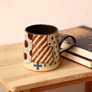 Retro Geo-patchwork Mug