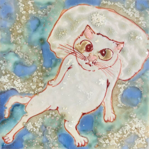 Customized Quirky Cat Art Tiles-Best gift for you cat