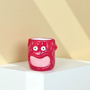 Cute & Weird Red Monster Mug - Novelty Office Decor Gift